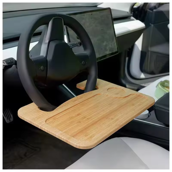 Plateau en bois pour volant
