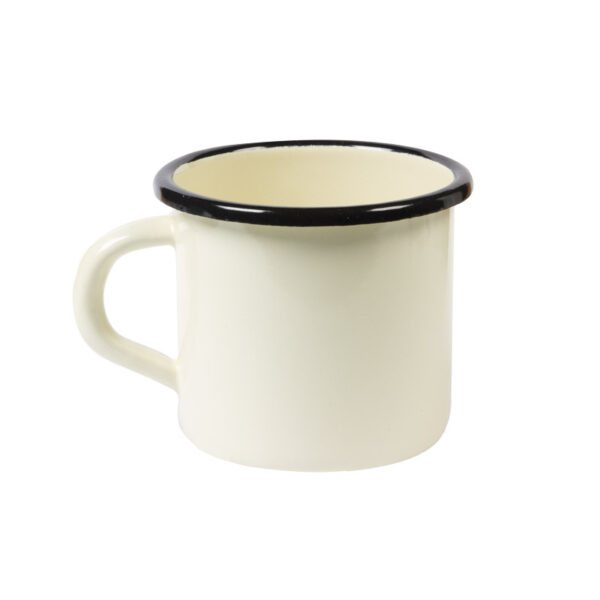 Mug en émail - Crème